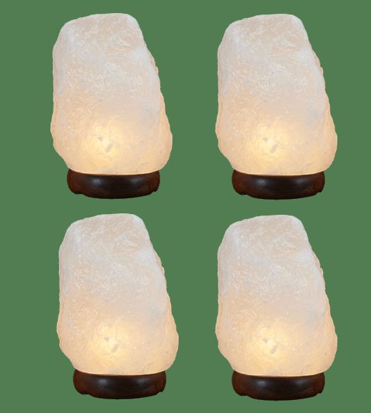 small white salt lamp