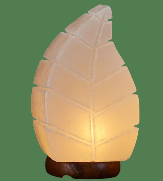 leaf salt lamp